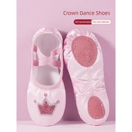 kasut budak perempuan girl shoes kasut budak perempuan Children Baby Crown Pink New Style Ballet Dan