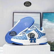 MLB Chunky Runner Basic LA Dodgers Ivory Shoes - Premium gray low cut MLB Chunky Runner LA Shoes