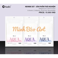 NABII AQUA FAT WATERCOLOR DRAWING PAPER 300 GSM (SIZE A6, 8 SHEETS) watercolour paper
