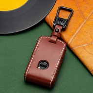 Smart Key Fob Cover Case Car Leather Keyring Protector for Volvo Xc40 Xc60 Xc90 S60 S90 V60 V90 T5 T