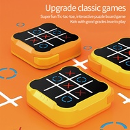 Multifunctional Tic Tac Toe Game Console 4-in-1 Kids AI Educational Toy Tic Tac Toe Ready stock