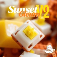 HMX Sunset Gleam V2 linear switch (10 Pieces) pre lubed 1 Stroke Keyboard Preloop