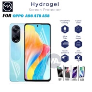 LAYAR Hydrogel Screen Protector Oppp A98 A78 A58 Clear HD Blue Matte Spy Privacy Screen Protector