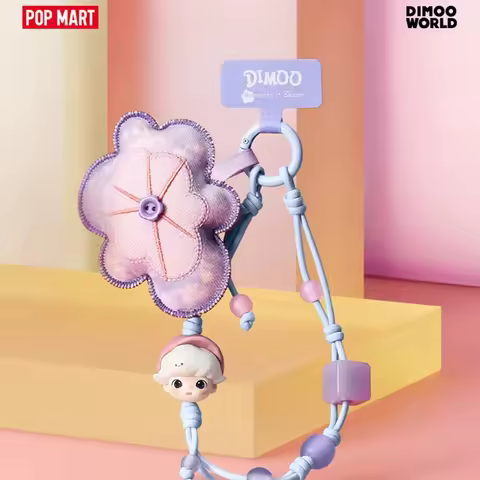 POP MART DIMOO MOMENTS IN BLOOM Series Decorative Charm Mystery Box Genuine Blind Box Guess Toys Bag