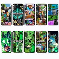 Soft black phone case for Realme 3 5 6 Pro 5i 5s 6i 7i Minecraft game caseg