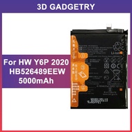【New 0 Cycle】5000mAh HB526489EEW Battery Bateri for Huawei Y6P 2020
