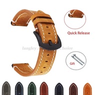 18mm 19mm 20mm 21mm 22mm 24mm Vintage Genuine Leather Watch Strap Cowhide Leather Watch Strap Watch 
