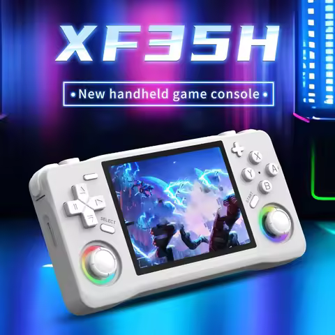 XF35H Open Source Handheld Game Console Dual Joystick 4000mAh Game Machine Support TF Card 1GB+8GB R