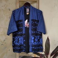 COD Kimono Tenun Ethnic Craft AEC - Outer Tenun Pria Wanita - Baju Batik Outer Tradisional