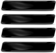 Biomar Labs 4 x 3D Gel Silicone Stickers Bumper Sticker Decals Emblem Tuning for Car Motorcycle Helm