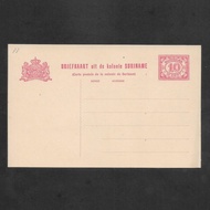 1.143. Briefkart/Kartoepos Suriname 10 Cent, Mint.