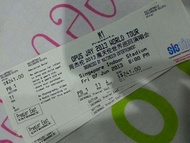 Jay Chou Singapore Concert 2013 Ticket