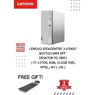 Lenovo IdeaCentre 3 07IAB7 90VT001WMI SFF Desktop PC Grey