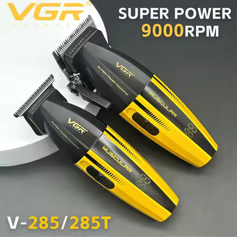 VGR Hair Trimmer Professional Hair Clippers Electric Trimmer Adjustable Hair Cut Machine Metal Clipp
