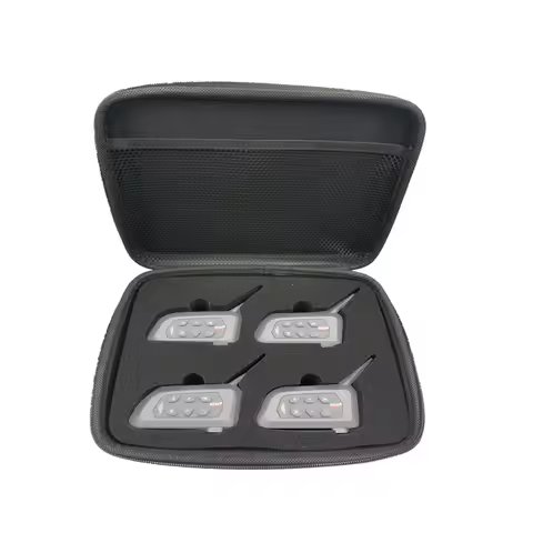 for EJEAS Vnetphone V4C V6C Referee Intercom Headset Storage Bag for EJEAS V4/V6 PRO Motorcycle Inte