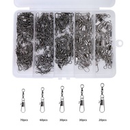 210Boxed Eight-Character Ring Connector Bottle-Shaped Swivel B Pin Connector8Fishing Accessories wit