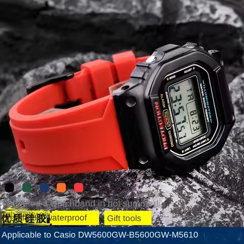 For Casio G-SHOCK GW6900 DW5600 GW-B5600 GM-5600 Mens Sport waterproof Rubber silicone watch band