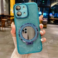 OPPO A6 Pro 5G Mirror Magnetic Bracket Glitter Casing For OPPOA6Pro OPPO A6 A 6 A6Pro A6 Pro A6i 4G