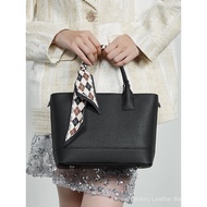 New Style First Layer Cowhide Tote Bag Vegetable Basket Bag TOGO Pattern Classy One-S