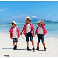 Kid Boy Hat / Fedora Kid / Beach Hat Kid / Topi Pantai Budak Lelaki / Personalised Beach Hat / Topi 
