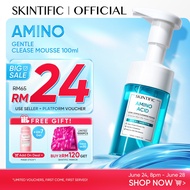 SKINTIFIC Amino Acid Gentle Cleansing Mousse pencuci muka Acne Oil Control Face Cleanser Repair Skin