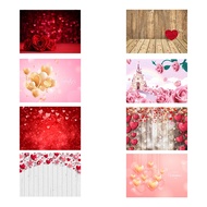 210X150Cm Valentine'S Day Background Cloth Love Flower Photo Material Photography Background Cloth