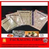 KERTAS MINYAK, KERTAS NASI LEMAK KERTAS BUNGKUS NASI (100PCS)