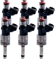 6 PCS Fuel injector KT4E-9G929-AB Compatible with 19-2023 Ford F-150 19-2023 Edge V6 2.7L 19-2023 Li