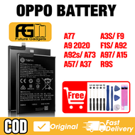 Bateri Battery Compatible For OPPO A9 2020/ A3s/ F1S/ A15/ F9/ A57/ A97/ A92/ A92s/ A37/ R9S/ A73/ A