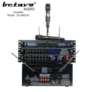 AMPLIFIER POWER MIXER KARAOKE BLUETOOTH BETAVO ZX 9900B / ZX 9900 B - ERCHIARA SHOP