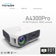 Projector A4300Pro New 1080P Android AI Projector Audio Supporting Moblie wifi4K Home Projector