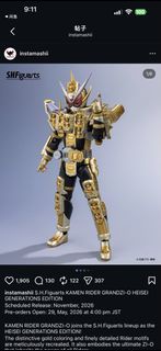 預訂11月 SHF Kamen Rider崇皇時王 Grand Zi-o