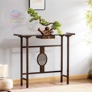Console New Chinese Zen Hall Table Incense Burner Table Altar Modern Minimalist Living Room a Long Narrow Table Side View Table Cabinet Narrow REHE