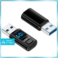 Type C to USB 3.2 Adapter Converter Digital Display 60W - Q61