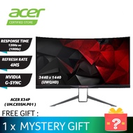 ACER X34P 34" QHD G-SYNC LED IPS CURVE PREDATOR GAMING MONITOR