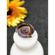 Amethyst peony pendant S6061