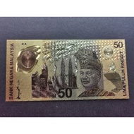 马来西亚金箔钞 Malaysia SUKOM RM50 Goil Foil Banknotes‼️