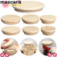 MARA Wood Lids Wooden Bottle Sealing Caps Compatible Canning Storage