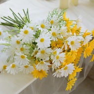 5 Head Artificial Flowers Bouquet Daisy Cosmos Wedding Home Photography Decoration Props Silk Flower