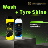 【CP CAR Detailer】Wash + Tyre Coating Nano Car Shampoo + Tyre Coating 纳米洗车液 + 轮胎镀膜 Car care