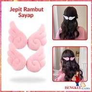 BG Pair of Wing Hair Clips Bangs Clips Wing Model Hair Clips Cute Lightweight Hair Fashion Accessori