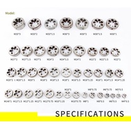 Fine Tooth Die Alloy Steel Round Dies Threading Cutting Tool  M4*0.5 M5-0.5 M6*0.75 M8*1 M10*0.75 M1