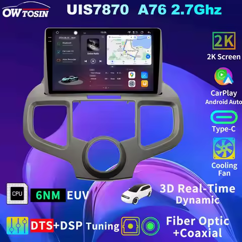 Owtosin 7870 Android 13 12G+256G Car Radio Stereo GPS For Honda Odyssey RB1 2003-2008 CarPlay Audio 