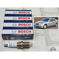 Bosch Platinum Benz W203 Spark Plug Set Of 4 Head/6 Operating Distance 80000km: FR7KPP332/FR6MPP332/
