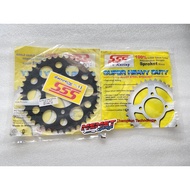 Rear Gear SSS Ninja 150 R RR SS 415 STEEL BLACK Size 36T - 44T