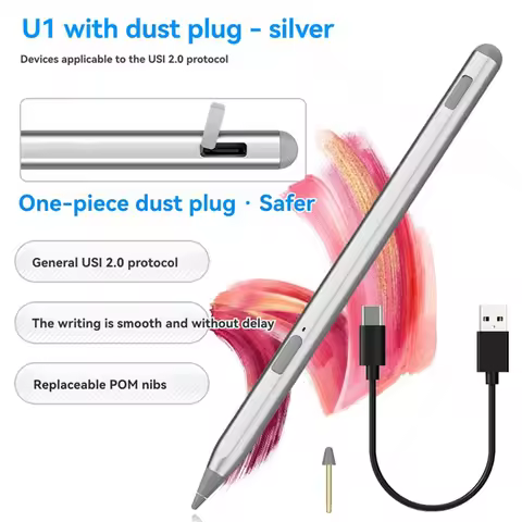 Classic-USI 2.0 Stylus Pen For Chromebook Fire HD 10 And Fire Max 11,With Tilt Support,4096 Pressure