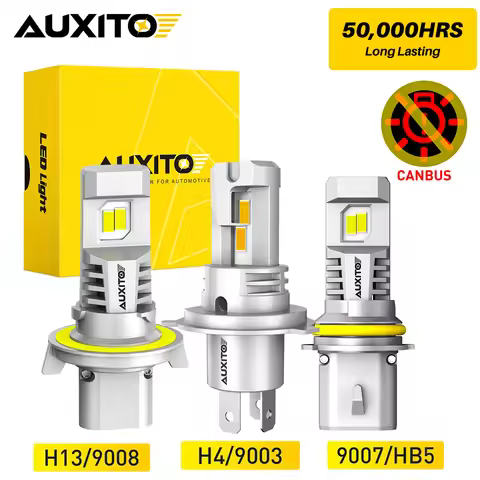 AUXITO 2Pcs 30000LM 9007 HB5 LED Headlight Bulb H4 9003 HB2 9008 H13 LED High Low Beam DRL Lamp For 