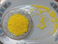 Mote Manik manik Ukuran 4mm Bulat Kapur berat 10gr