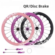 Litepro 20Inch Lightweight Folding Bicycle Carbon Wheel 451mm Disc Brakes Front 2 Rear 4 Sealed Bear