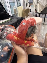 Monchhichi Doll Red Outfit with Rody Logo